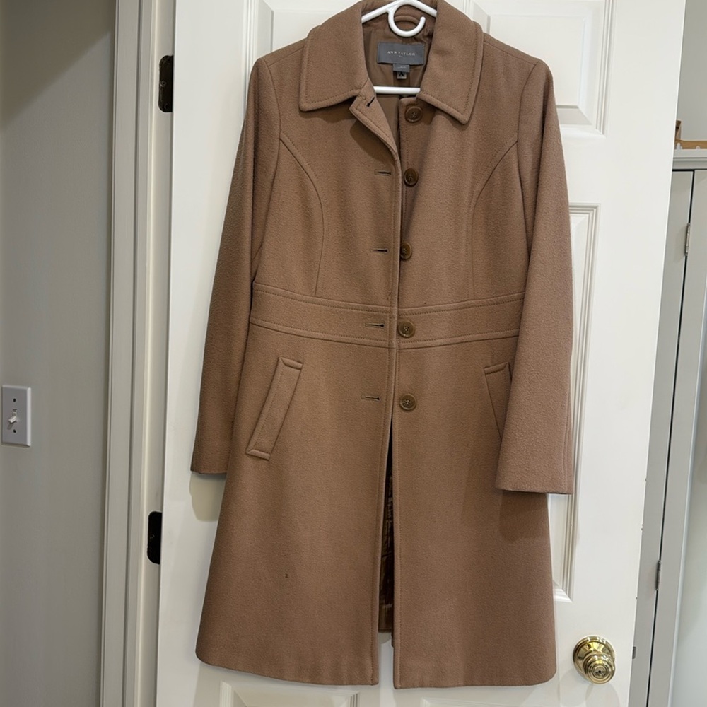 Ann Taylor Classic camel coat